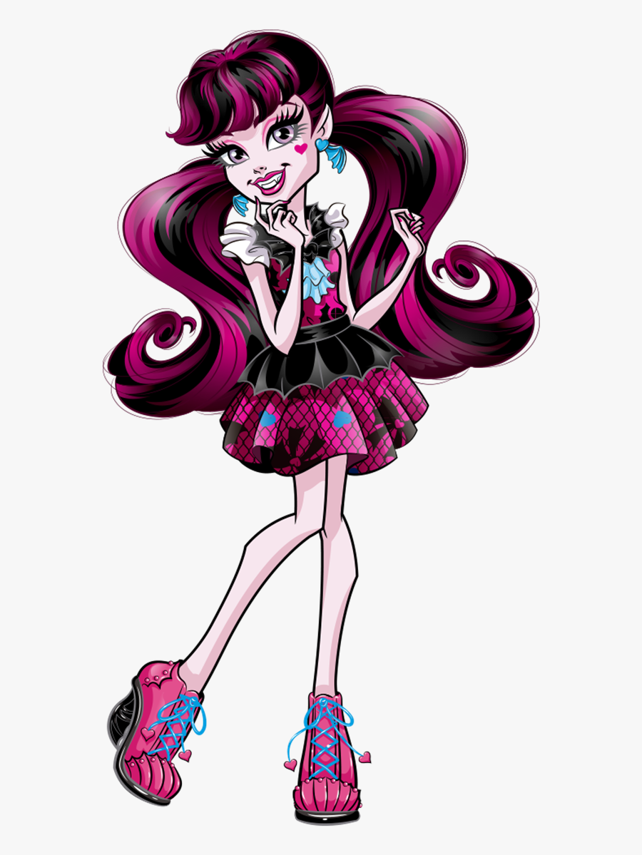 Dracula Wtmh - Draculaura Monster High Characters, Transparent Clipart