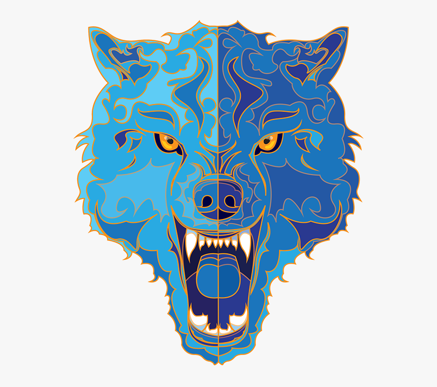 Wolf Illustration On Behance, Transparent Clipart