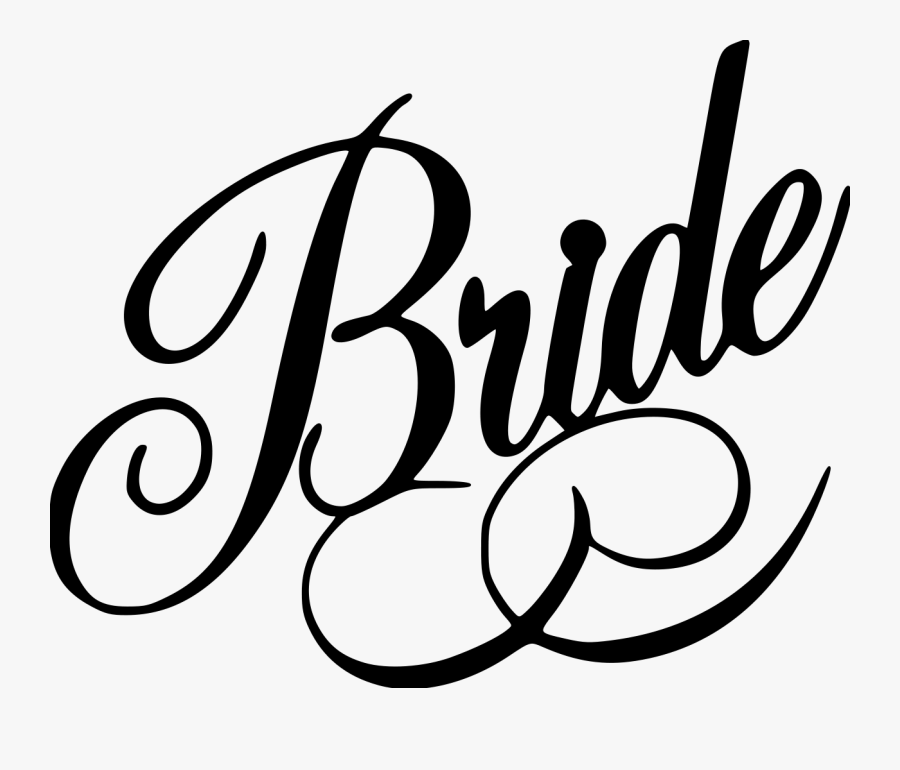 Download Bride-script File Size Clipart , Png Download - Bride ...