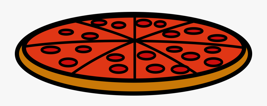 Pizza Clipart Circle Takeout - Circle, Transparent Clipart