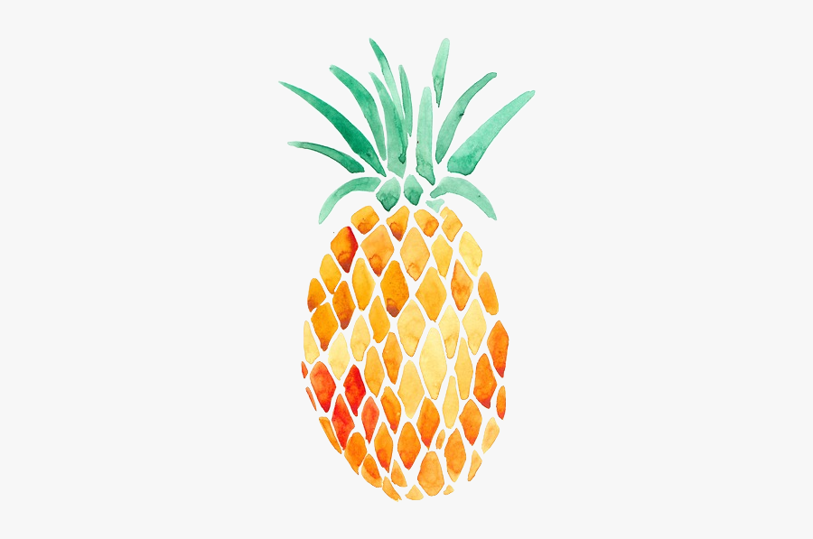 Pineapple Art Transparent Background, Transparent Clipart