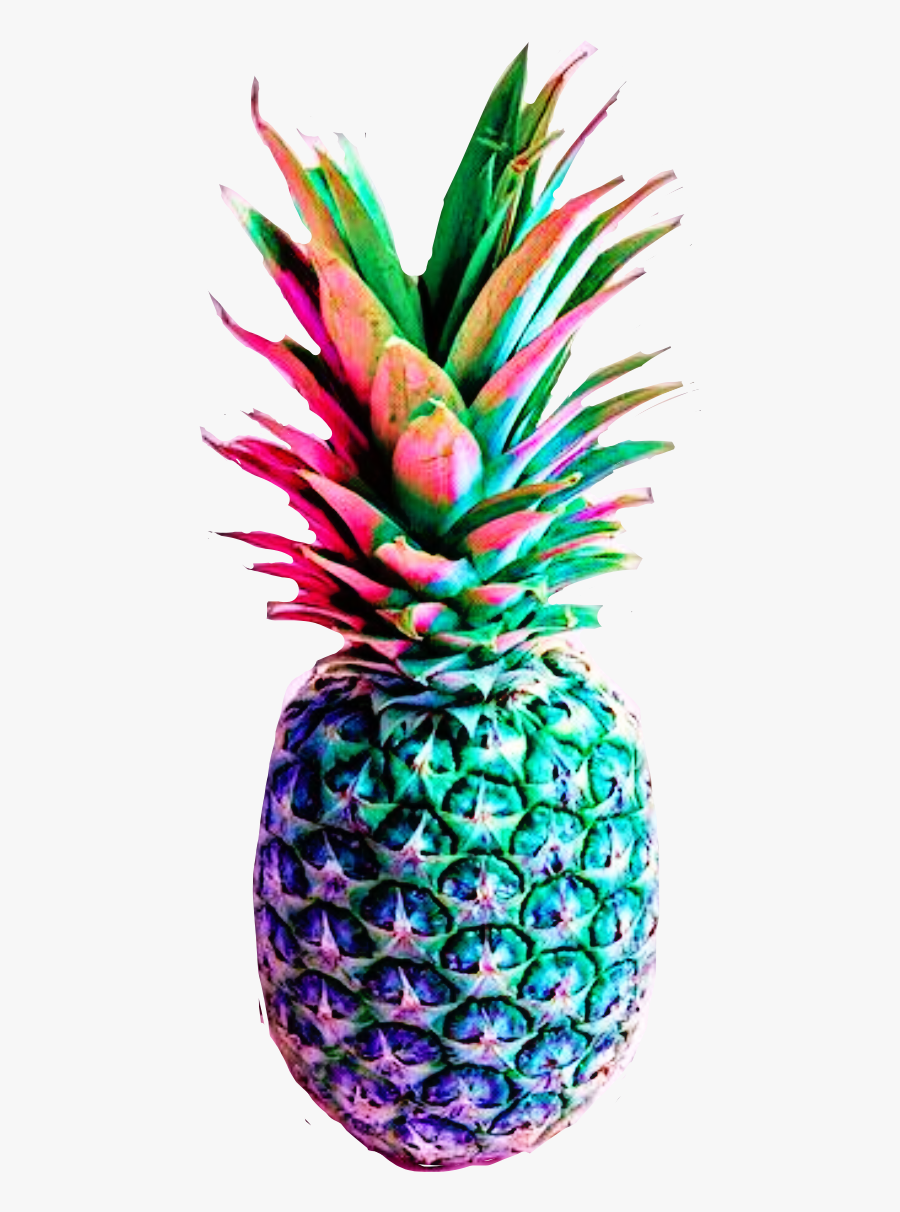 Rainbow Clipart Pineapple - Rainbow Pineapple Drawing, Transparent Clipart