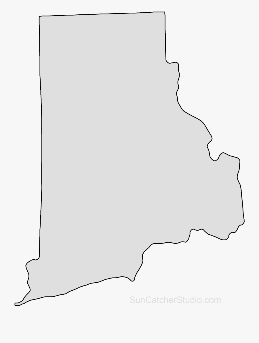 Map Rhode Island Shape, Transparent Clipart