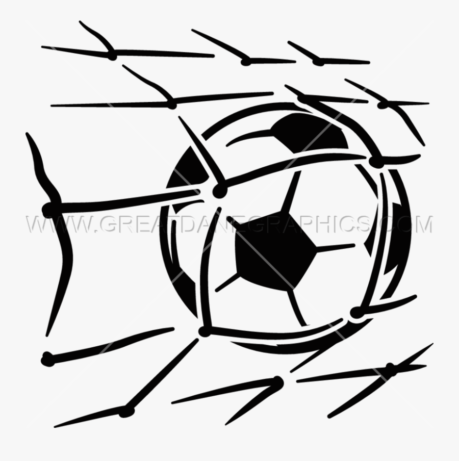 Soccer Ball In Net Clipart, Transparent Clipart
