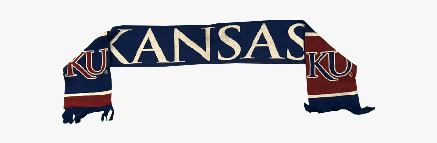 Kansas University Jayhawk Scarf, Transparent Clipart