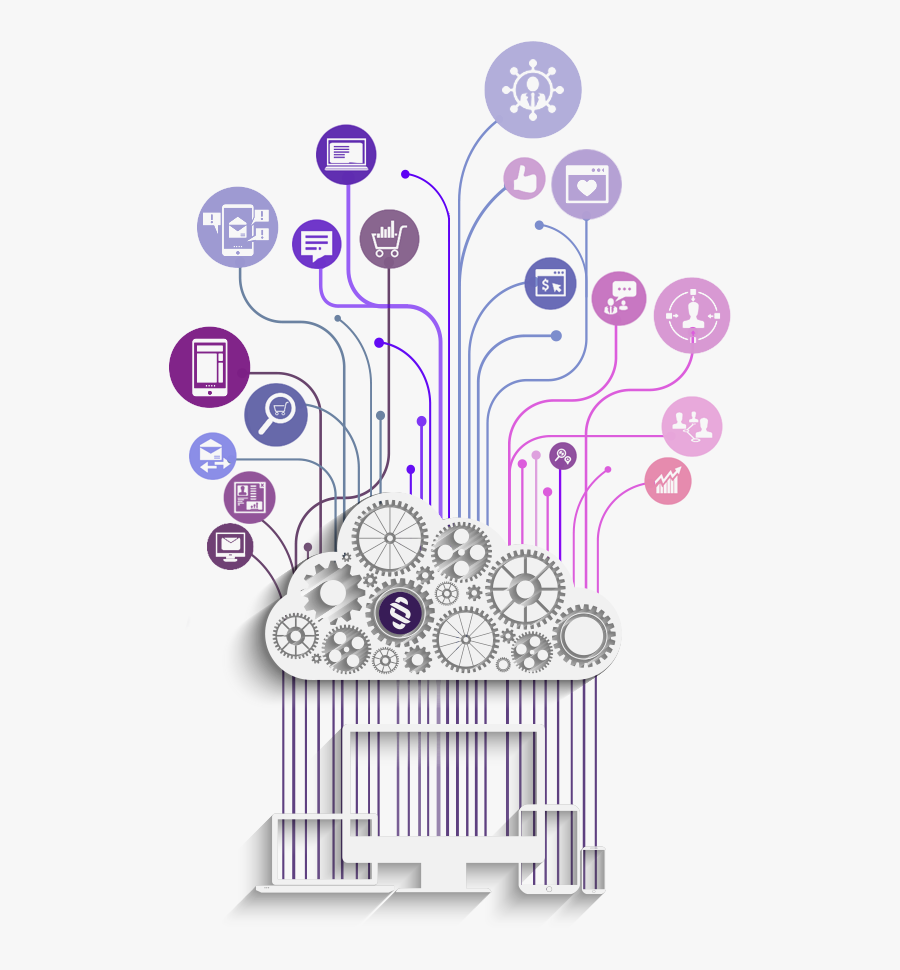 Chainlink Cloud Chainlink Marketing Platform Marketing - Illustration, Transparent Clipart