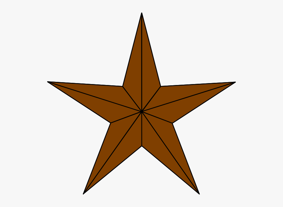 Bronze Clipart Bronze Star - Red Star, Transparent Clipart