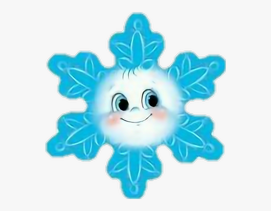 #snowflakes #snowflake #frost #blue #icicle, Transparent Clipart