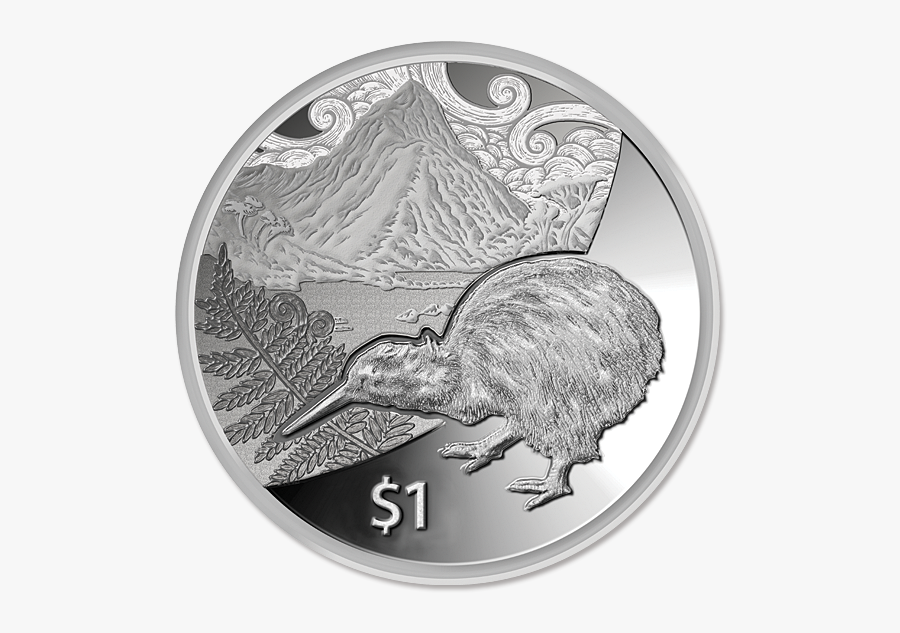 Kiwi New Zealand Coin, Transparent Clipart