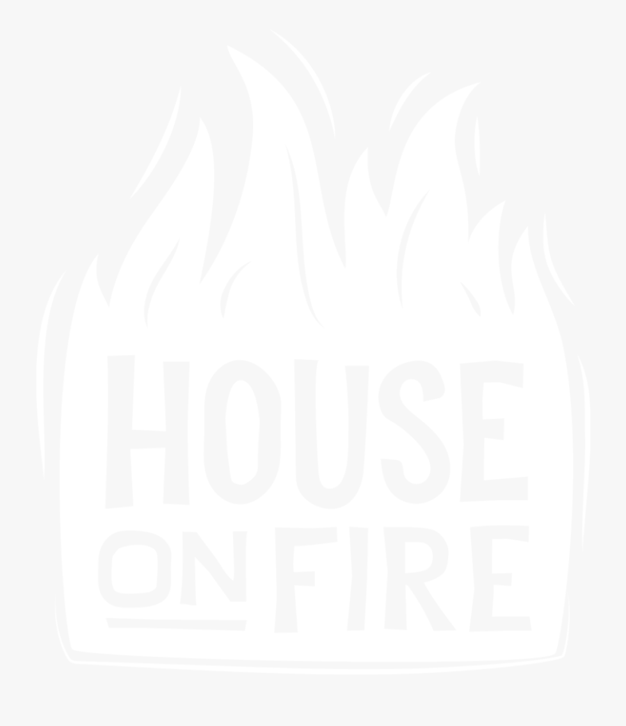 House On Fire Flame Lines, Transparent Clipart