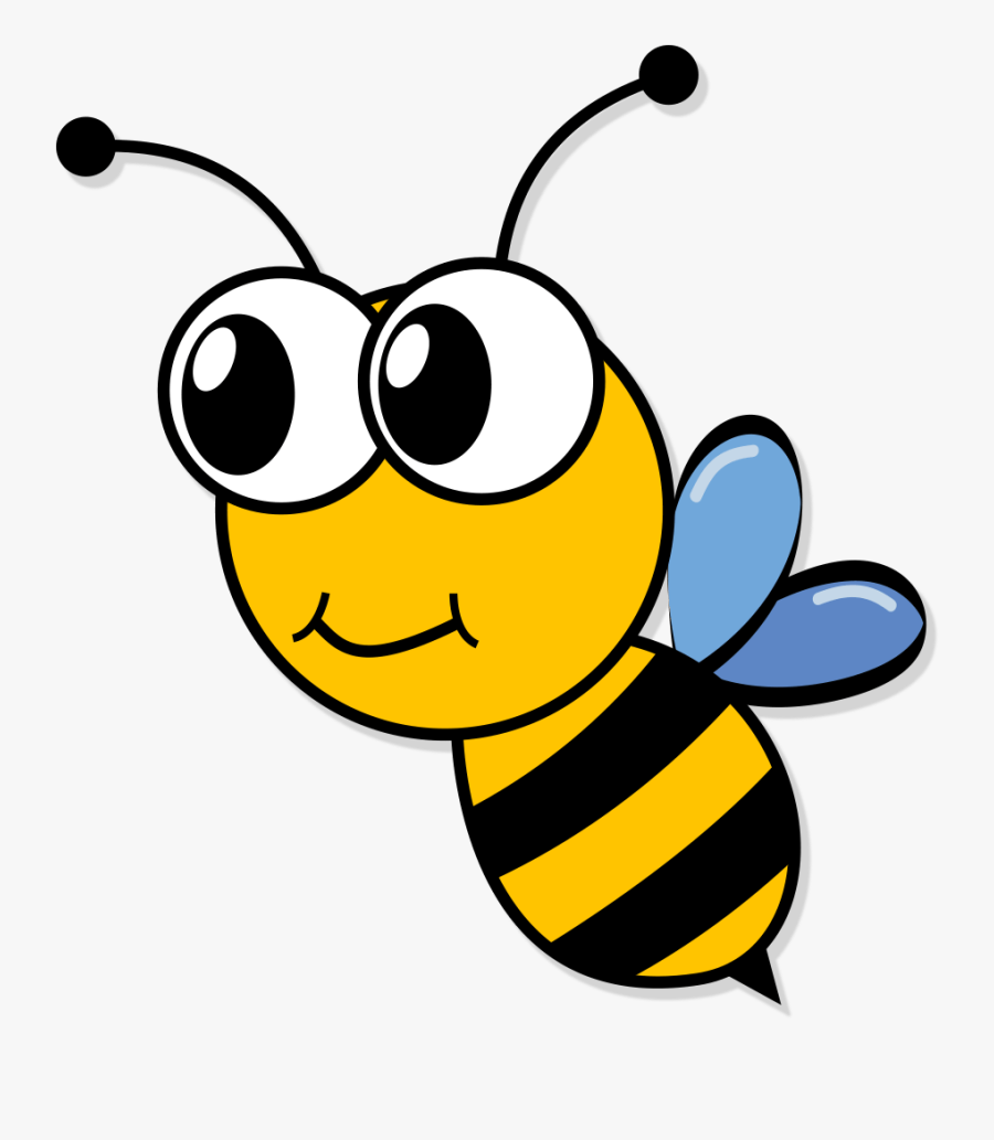 Apples & Honey Bee - Honeybee, Transparent Clipart