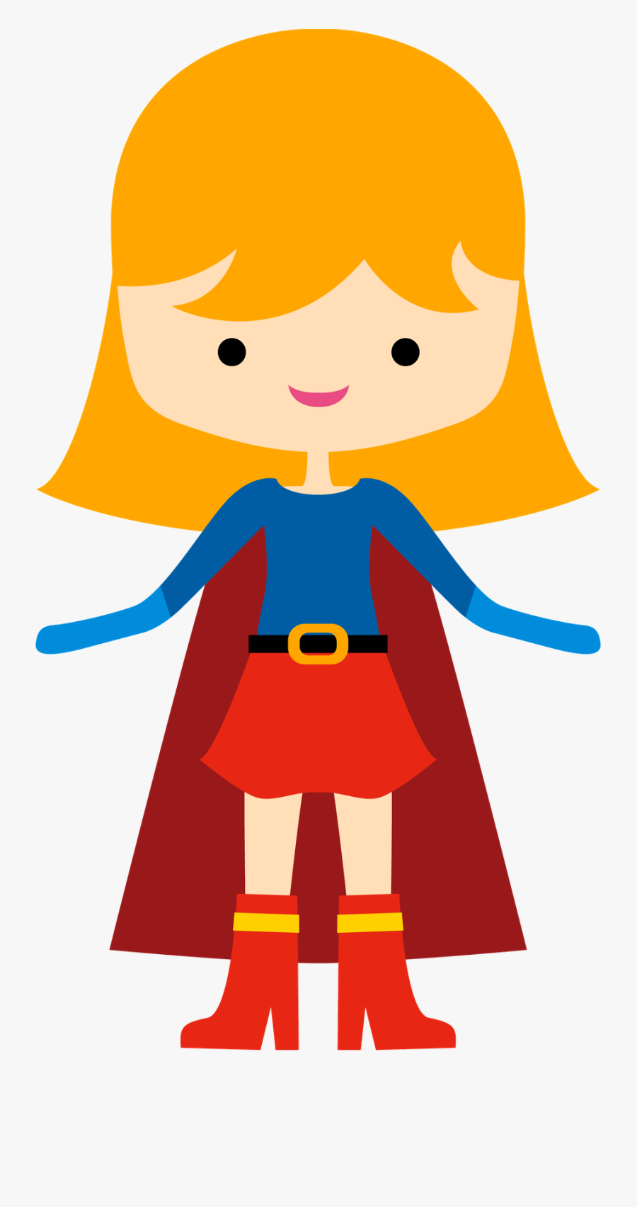 Transparent Supergirl Clipart - Classroom Superheroes Clipart, Transparent Clipart