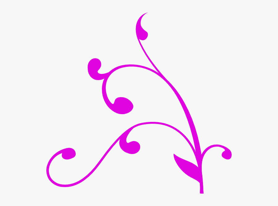 Decorative Corner Purple Clip Art - Tree Branch Clip Art, Transparent Clipart