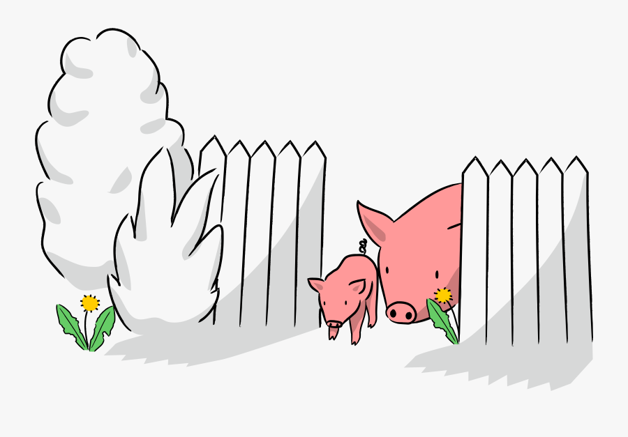 Happy Piglet, Transparent Clipart