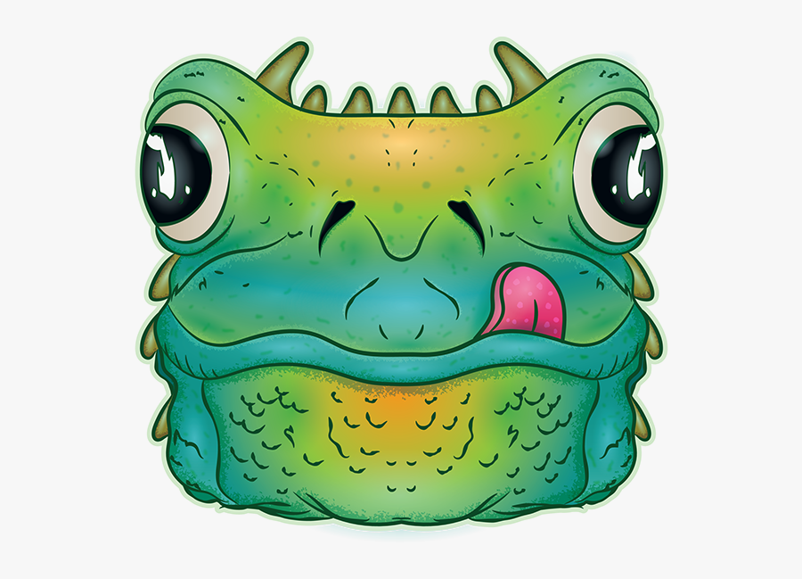 Horned Frog Box Monster - True Frog, Transparent Clipart