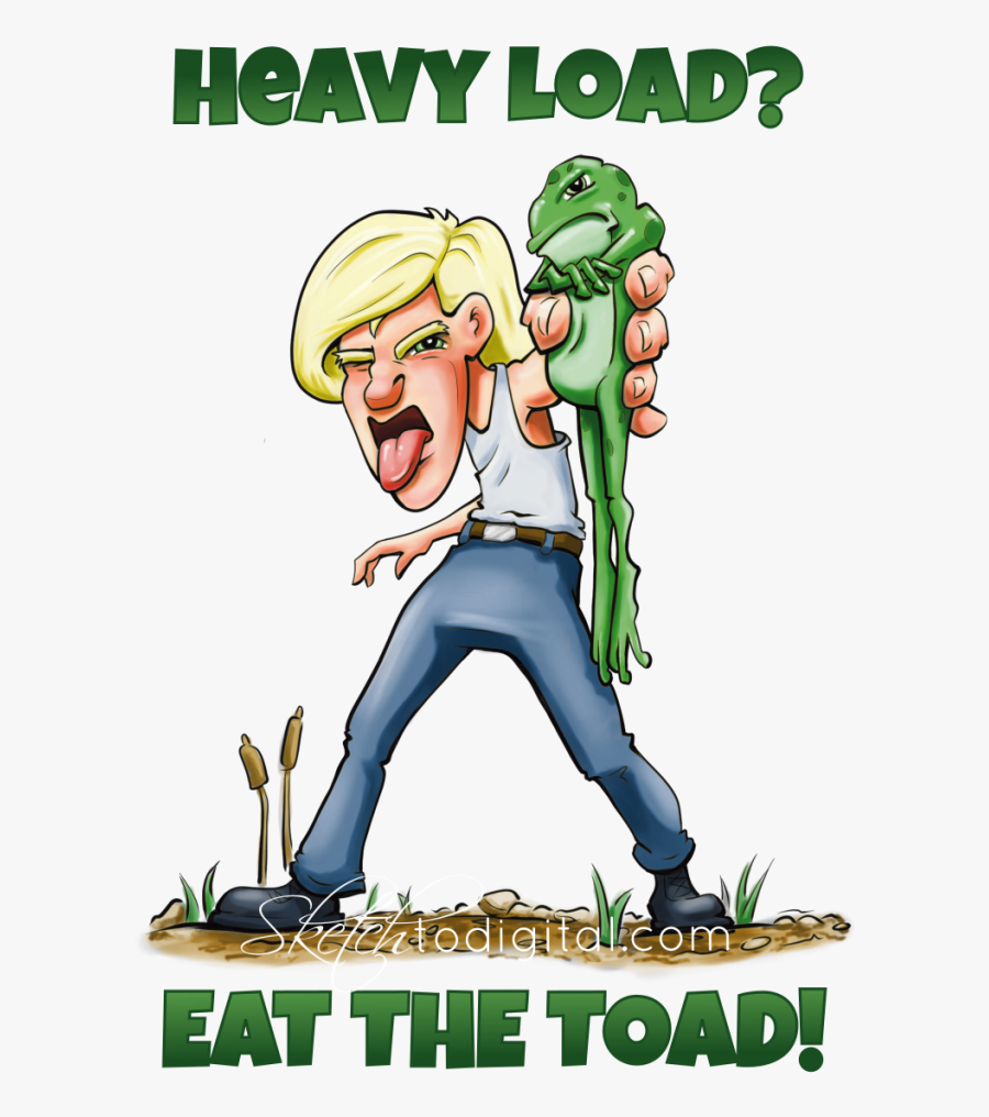 Eat The Toad - Cartoon, Transparent Clipart