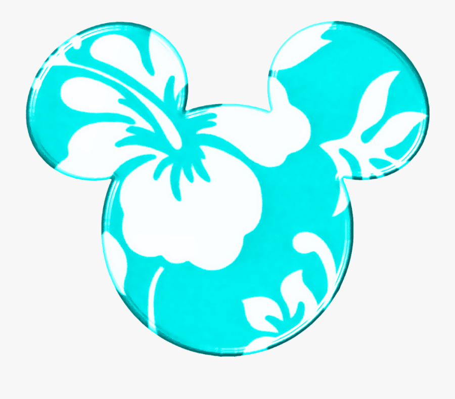 Hawaii Clipart Minnie - Mickey Mouse Ears Hawaiian, Transparent Clipart