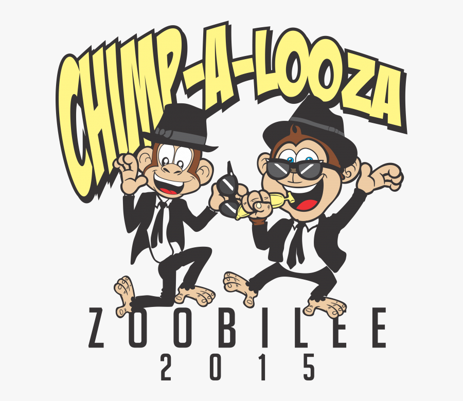 Tickets On Sale For 15th Annual Zoobilee To Raise Money - Monkey Cartoon, Transparent Clipart