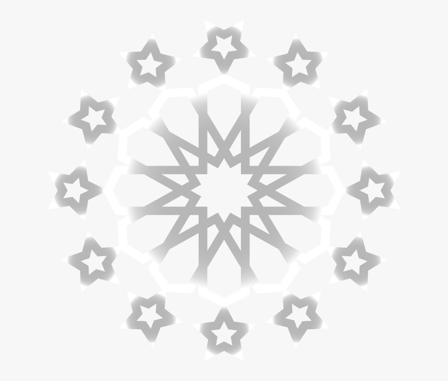 Black And White Grey Snowflake - Asian Road Cycling Championship 2019, Transparent Clipart