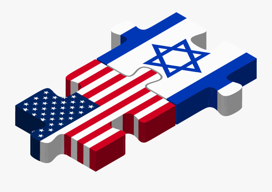 Usa Israel Puzzle - Bangladesh And Usa Flag, Transparent Clipart