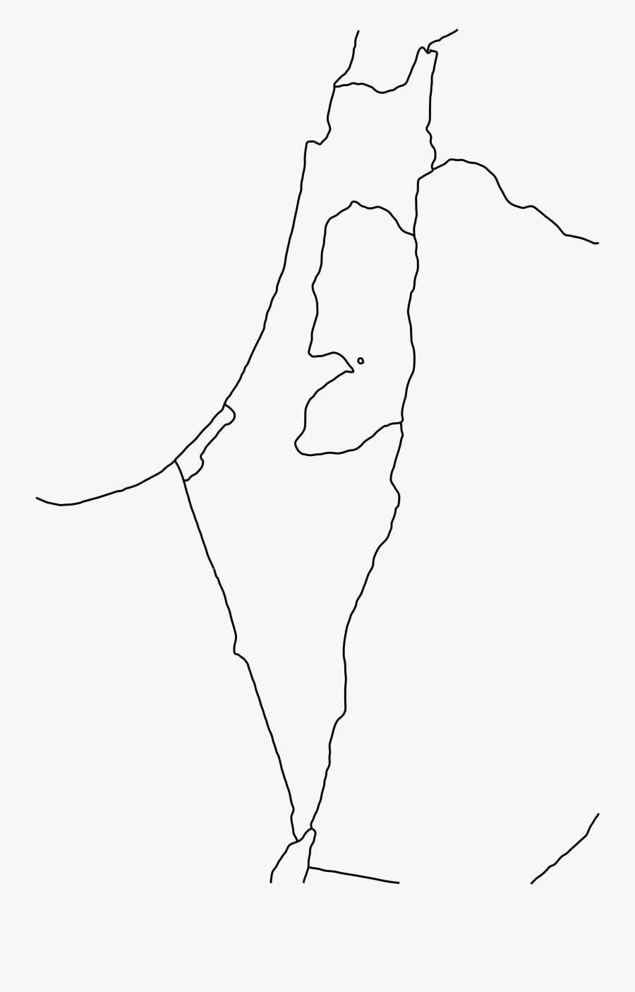 Blank Map Of Palestine Clip Art Px Svg Hd Hq   Israel Palestine Blank Map , Free 