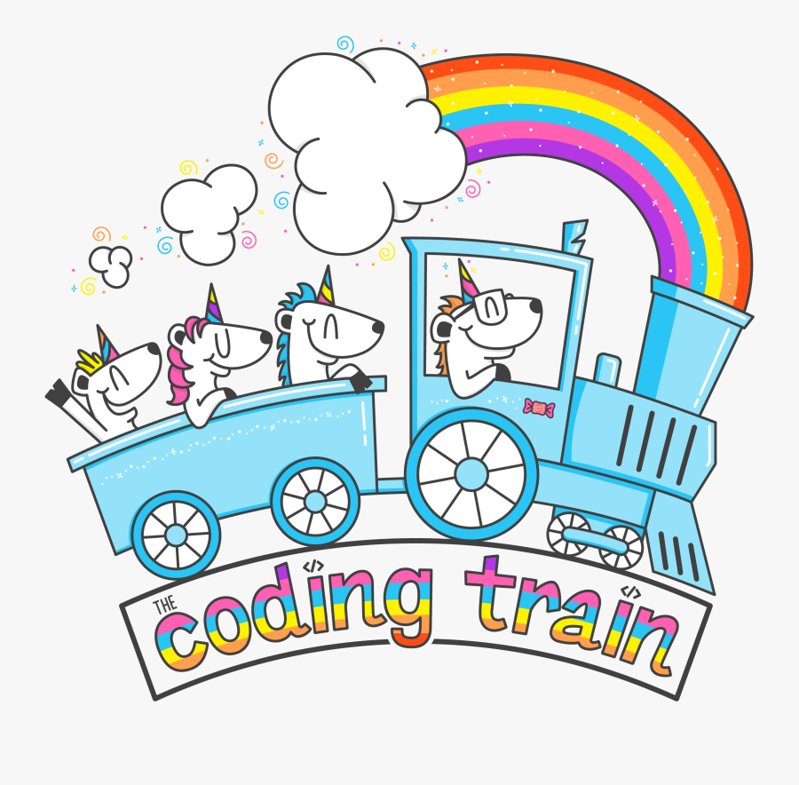 The Coding Train Logo, Transparent Clipart