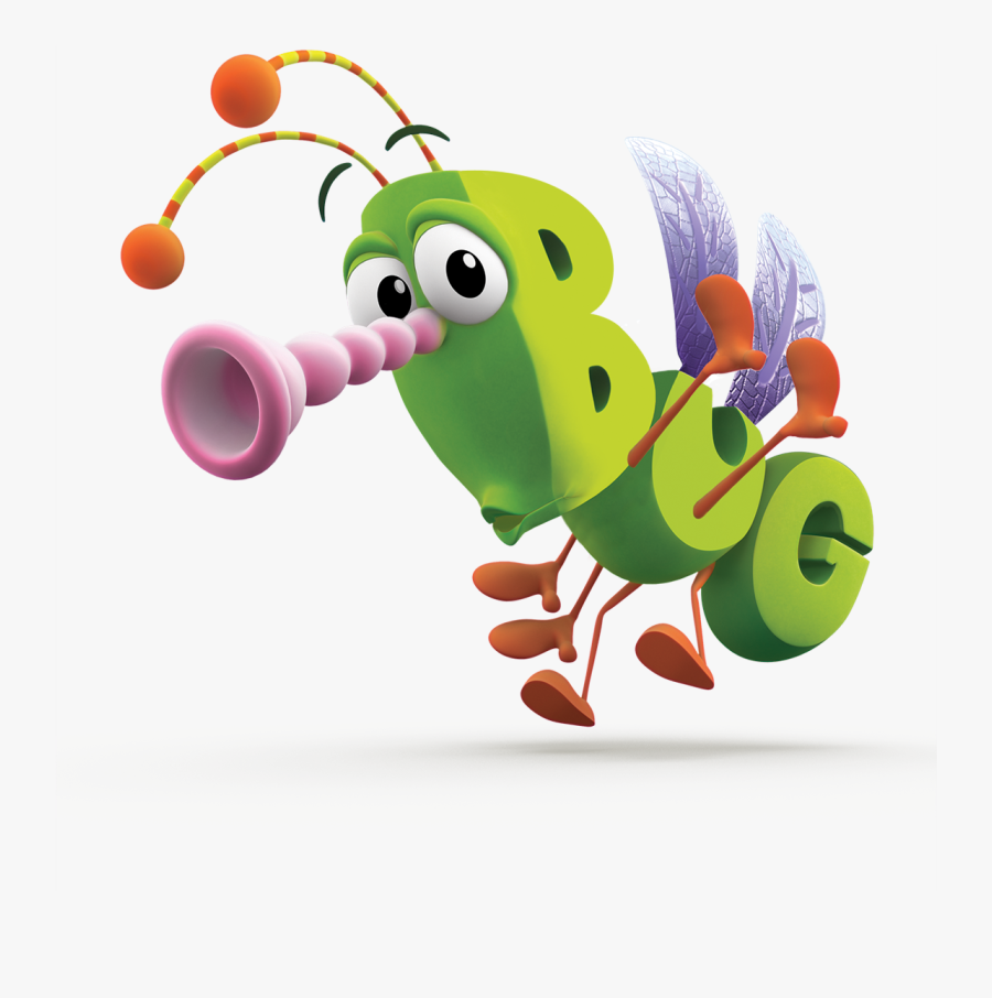 Word World Bug, Transparent Clipart