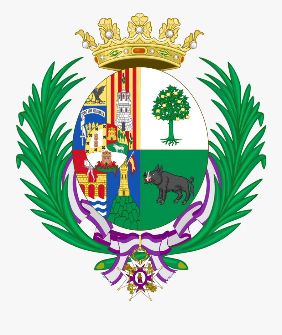 Coat Of Arms Of María Del Carmen Angoloti Y Mesa, Duchess - Coat Of Arms Women, Transparent Clipart