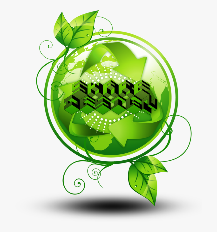 Poster Go Green Save Earth Design Logo Go Green Free