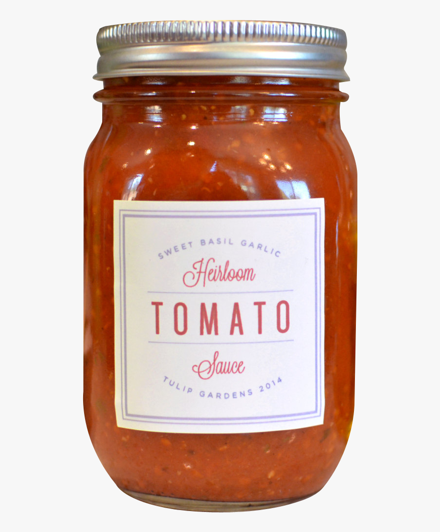 Homemade Tomato Sauce Jar, Transparent Clipart