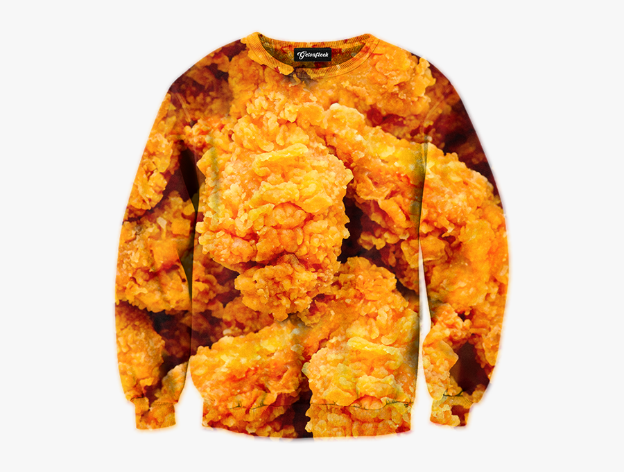 Fried Chicken Tracksuit All Over Print Apparel Getonfleek - Fried Chicken Hoodie, Transparent Clipart