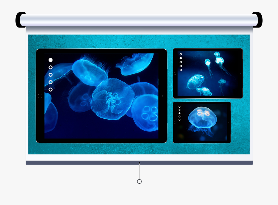 Mac Clipart Blue Computer - Led-backlit Lcd Display, Transparent Clipart