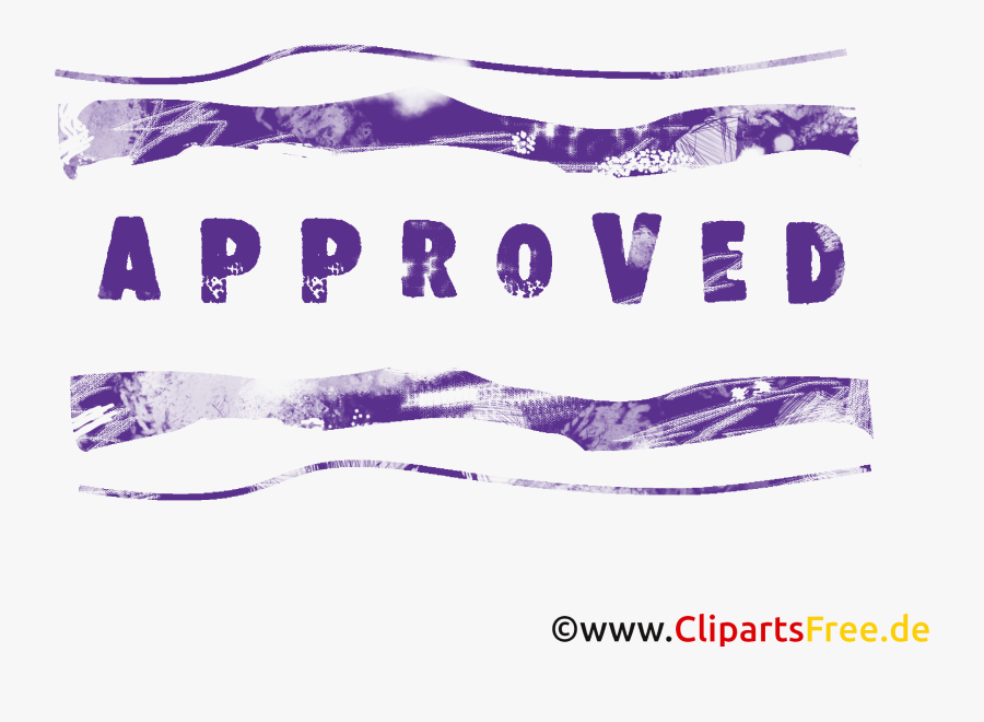 Approved Stamp Clipart - Poster, Transparent Clipart