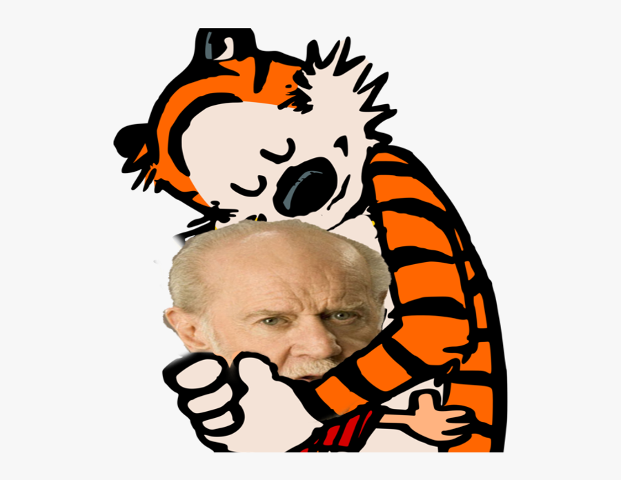 Transparent Hobbes Png - Calvin Hug, Transparent Clipart