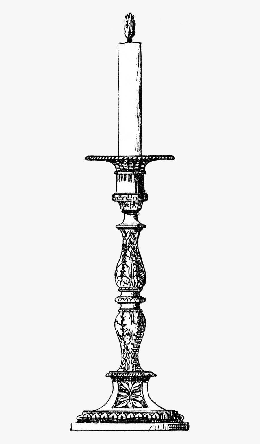 Подсвечник как рисовать