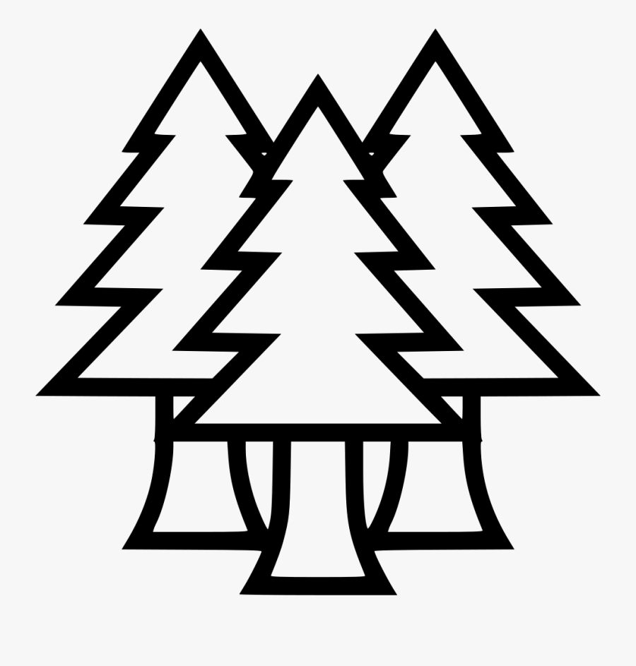 Line,clip Art,font,line Art,black And White,graphics,coloring - Lumberjack Pine Trees, Transparent Clipart