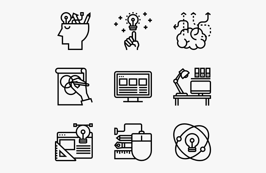 Meticulous Icon Style Line - Design Icon, Transparent Clipart