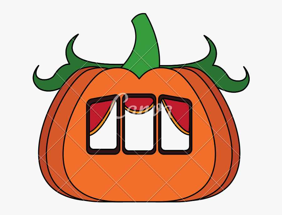 Carriage Clipart Medieval - Pumpkin Carriage Cartoon, Transparent Clipart