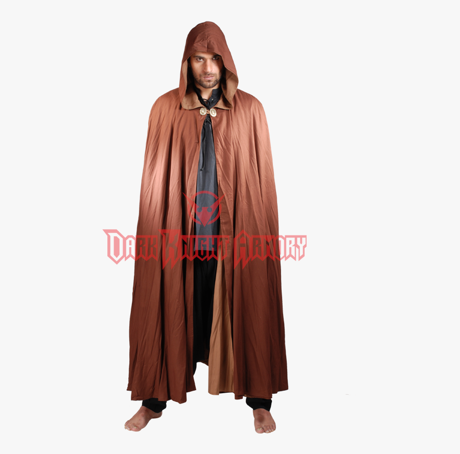 Drawing Capes Black Cloak - Medieval Cloak, Transparent Clipart