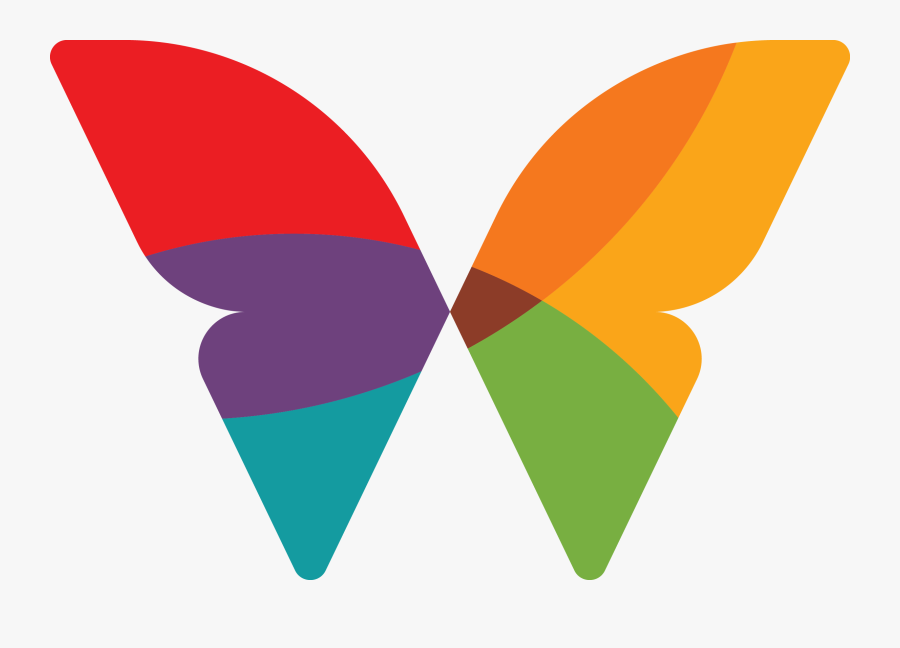 Microsoft Butterfly Logo Www Topsimages Com - Graphic Design, Transparent Clipart