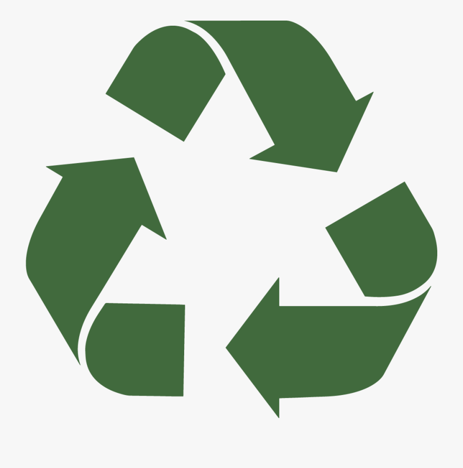 Dark Green Recycle - Reduce Reuse Recycle Vector, Transparent Clipart