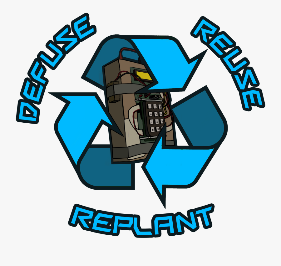 Clip Art Defuse Reuse Replant Csgo - Reduce Reuse Recycle Transparent, Transparent Clipart