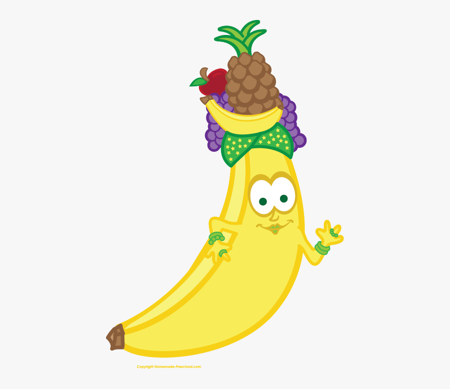 Fruits Clipart With Face, Transparent Clipart