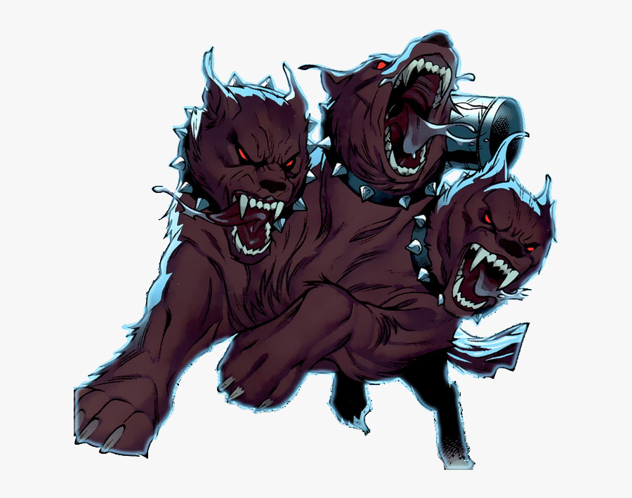 Cerberus The Three Headed Dog That Guards The Underworld - Wwe The Hounds Of Justice, Transparent Clipart