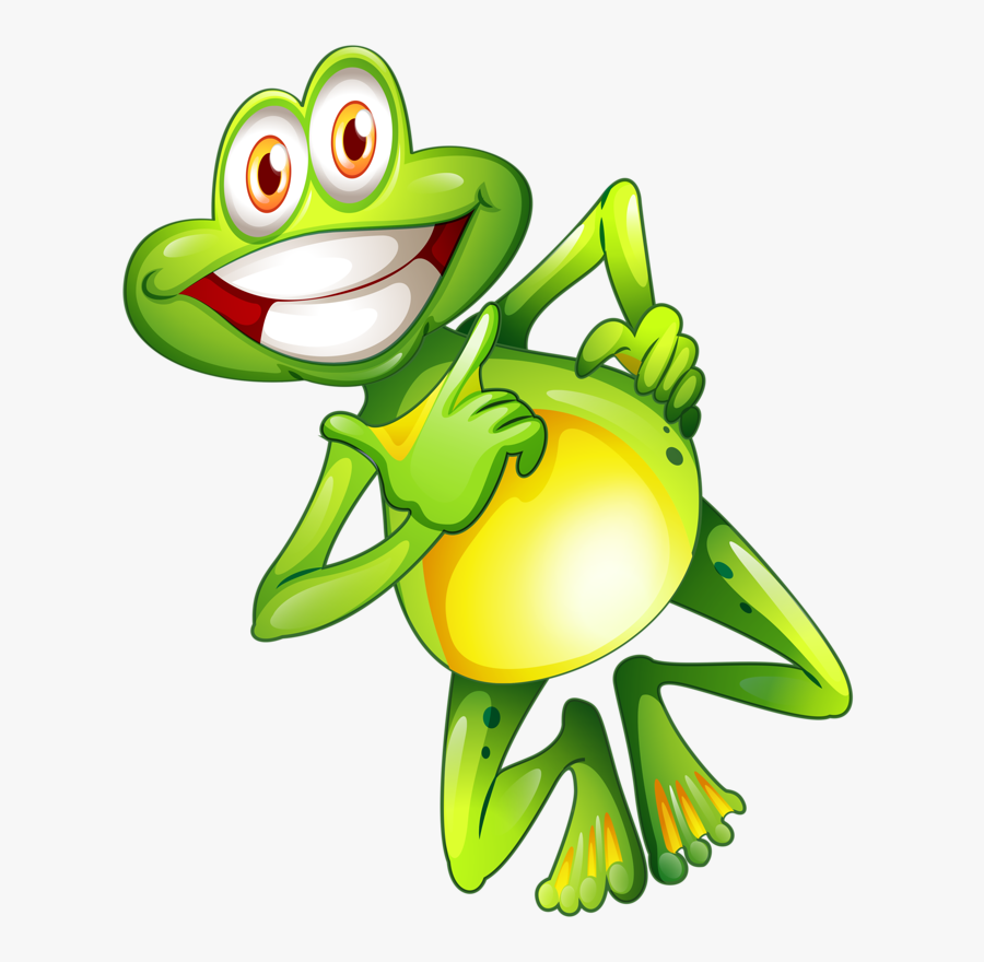 Leap Clipart - Three Frog Cartoon, Transparent Clipart
