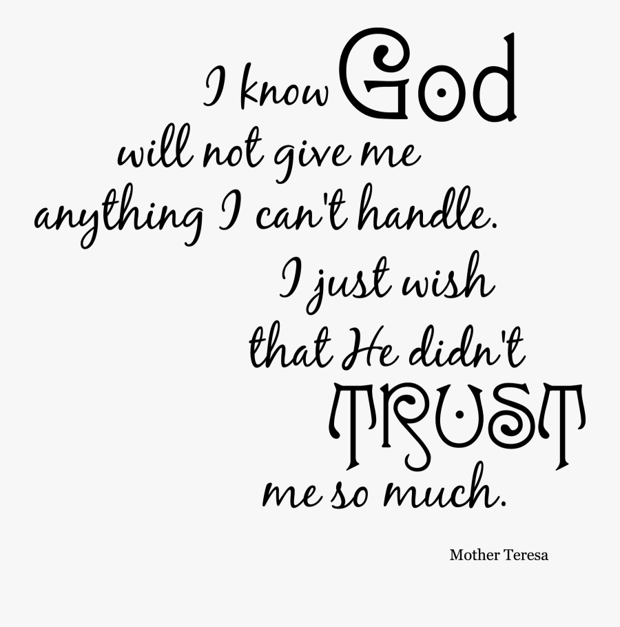 Transparent Gods Hands Png - God Didn T Trust Me So Much, Transparent Clipart