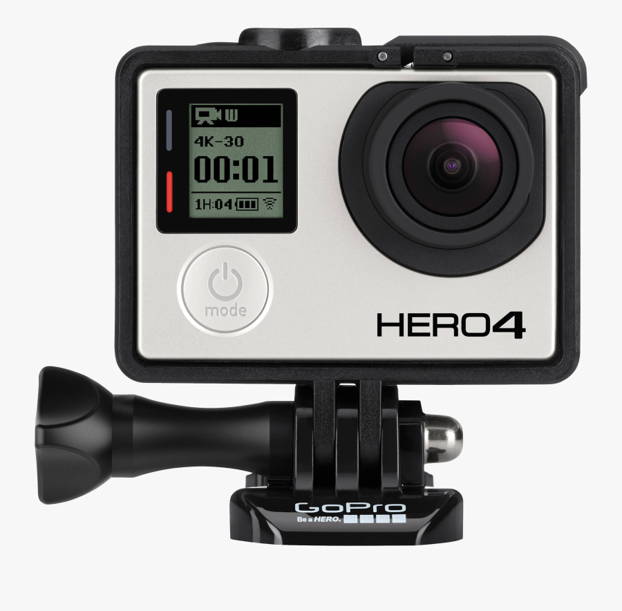 Gopro Camera Free Png Image - Go Pro Hero 4, Transparent Clipart