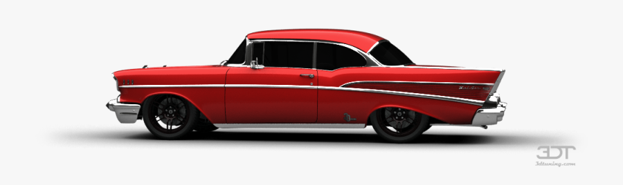 1957 Chevrolet Chevrolet Bel Air Compact Car - 57 Chevy Bel Air Silhouette, Transparent Clipart