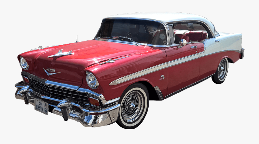 Classic Car 1957 Chevrolet Chevrolet Bel Air Tires - Vintage Car Transparent Background, Transparent Clipart