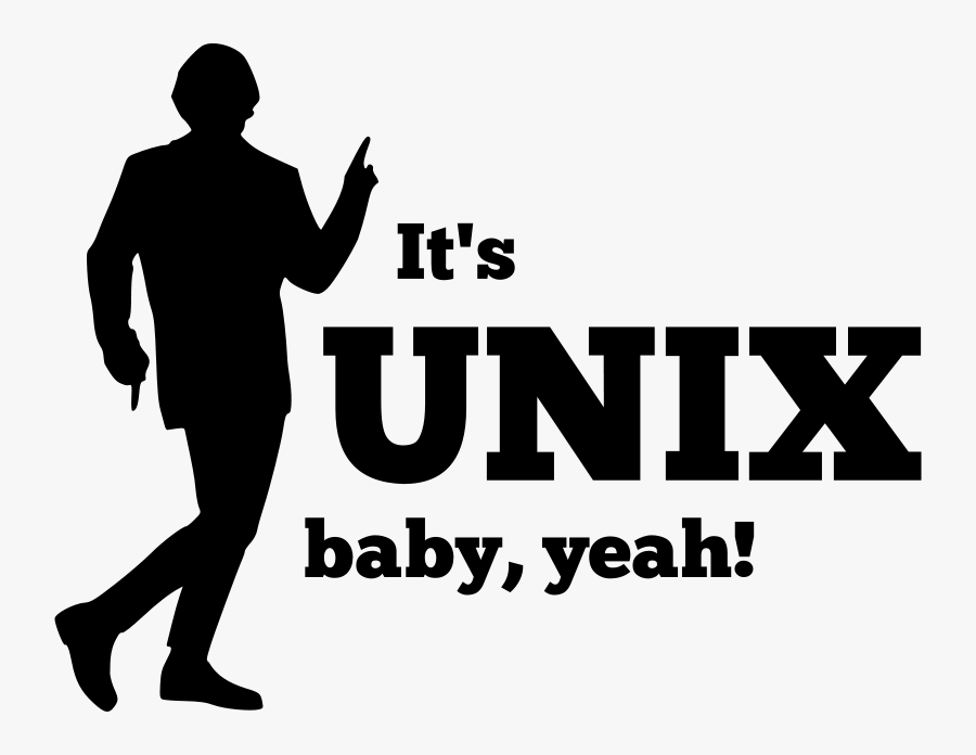 Free Clipart - It& - Its Unix Baby Yeah, Transparent Clipart